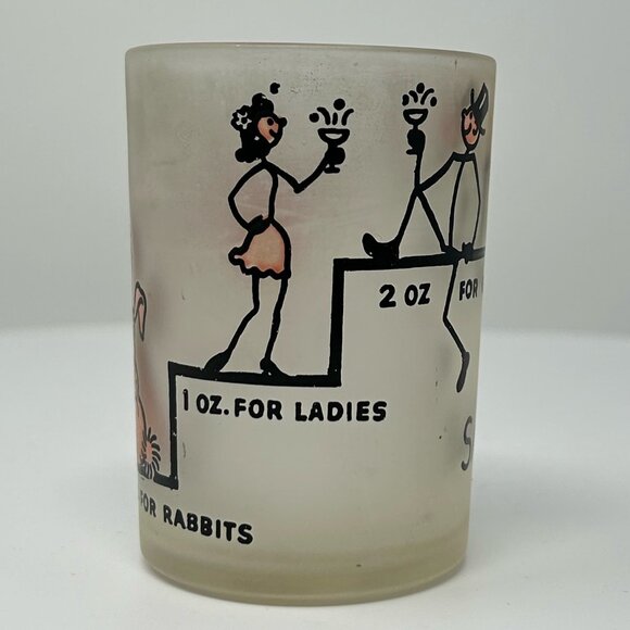 Vintage "Say When" Liquor Shot Glass Gag Gift - Picture 3 of 8
